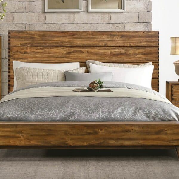 Comfortable bedroom after a house cleaning visit